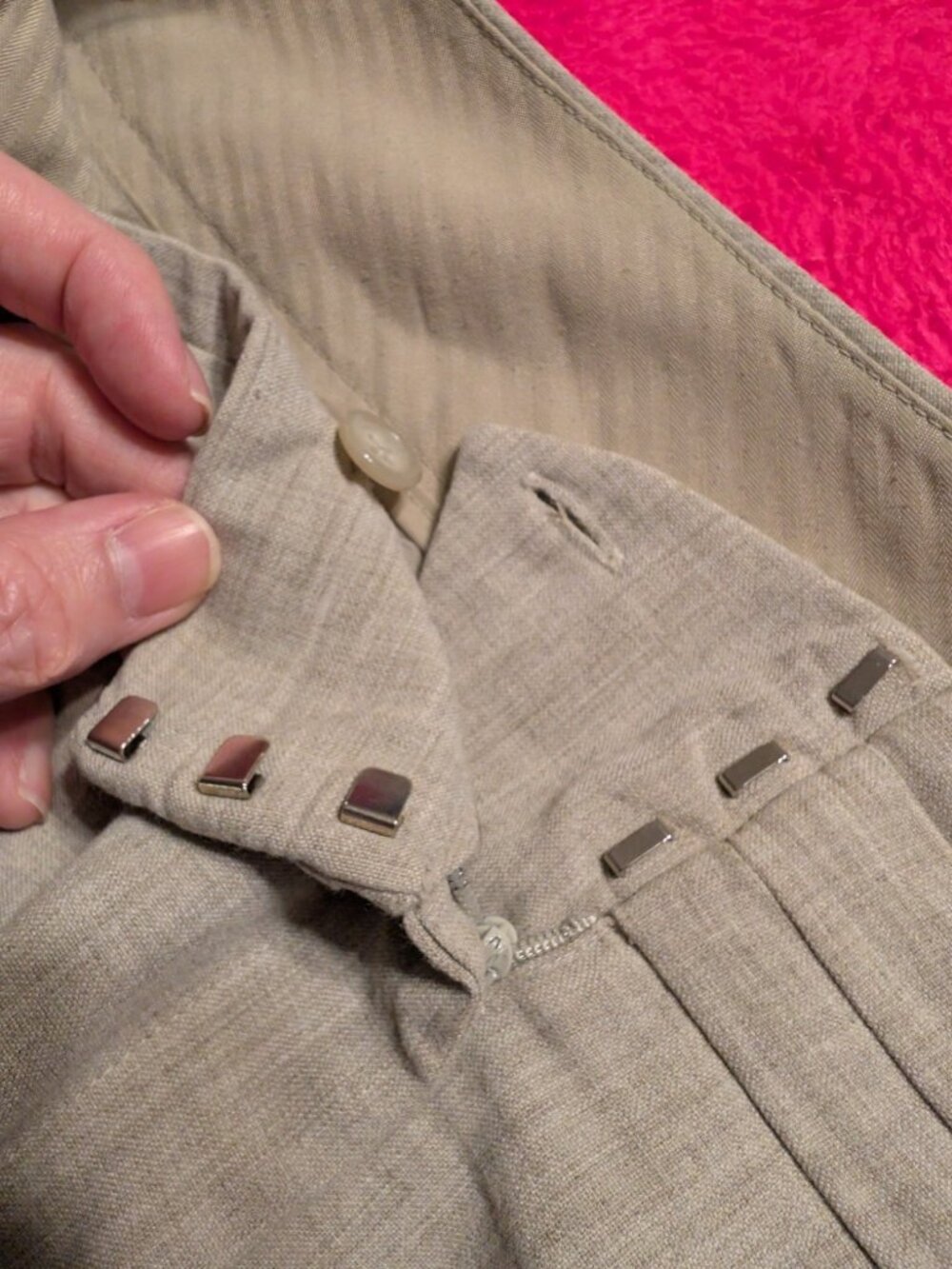 The Limited Collection Cassidy Fit Dress Pants 12L Beige Long Wide Leg Trousers - Picture 10 of 10